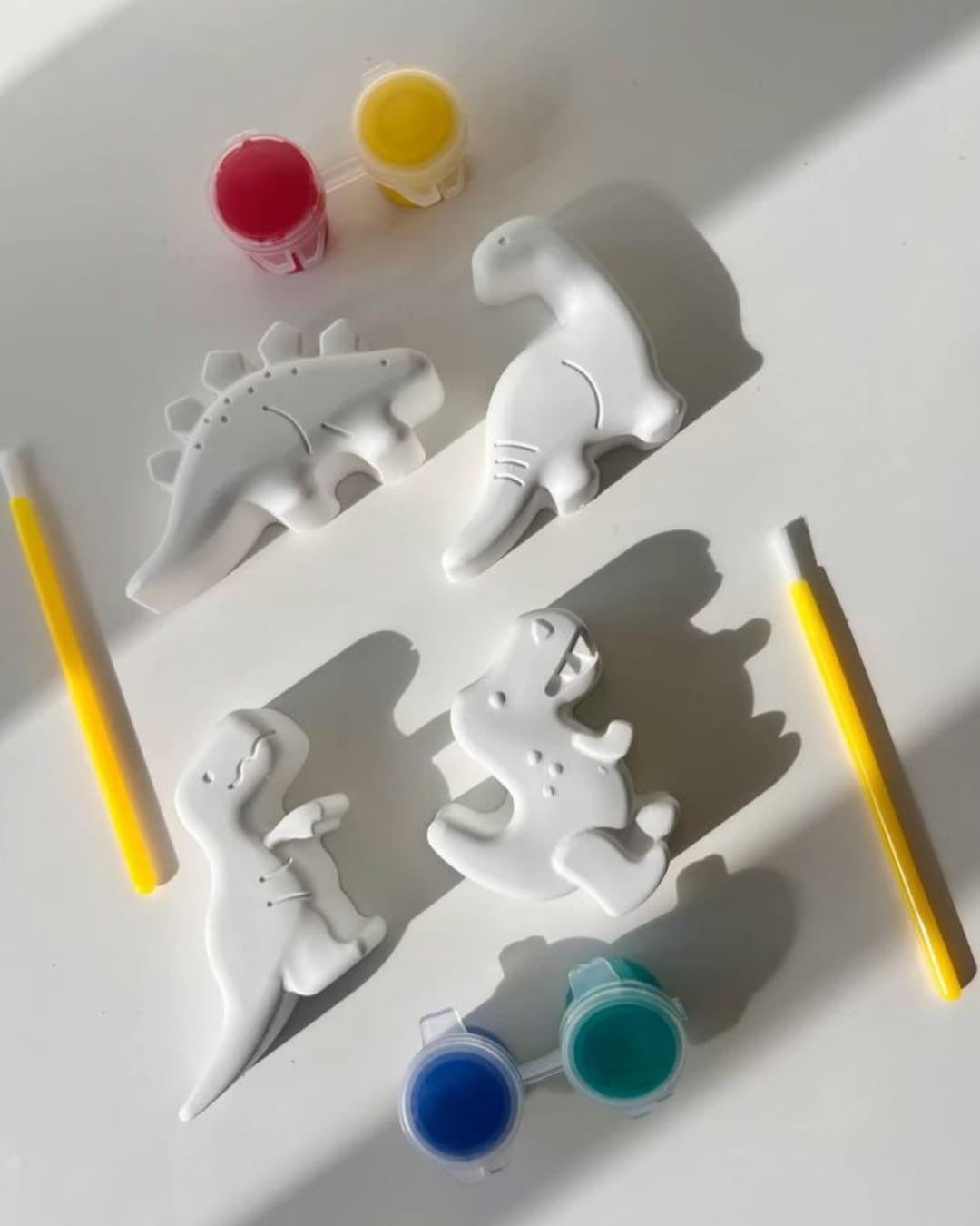 Concrete bisque figurines