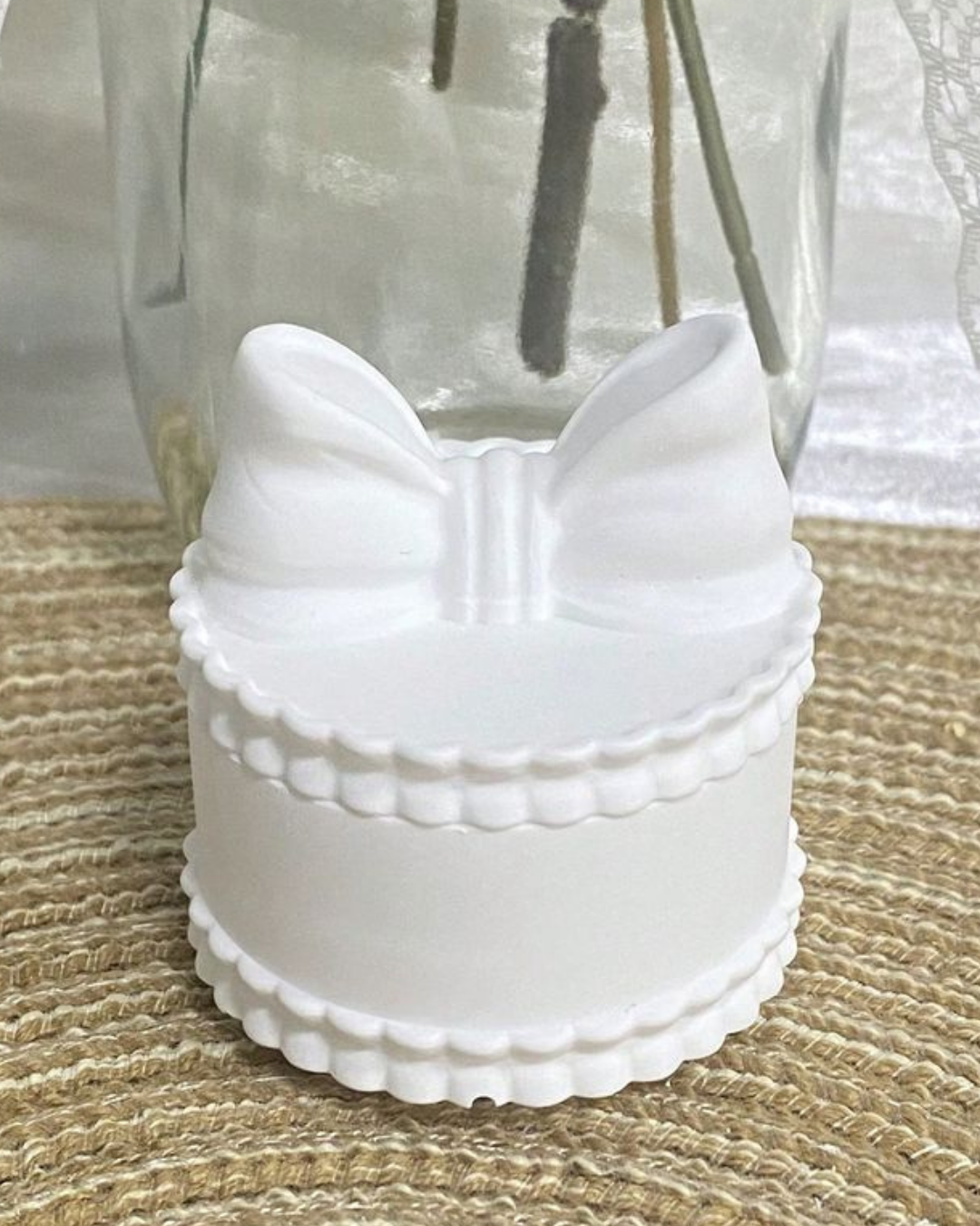 Mini Bow Lid Jar